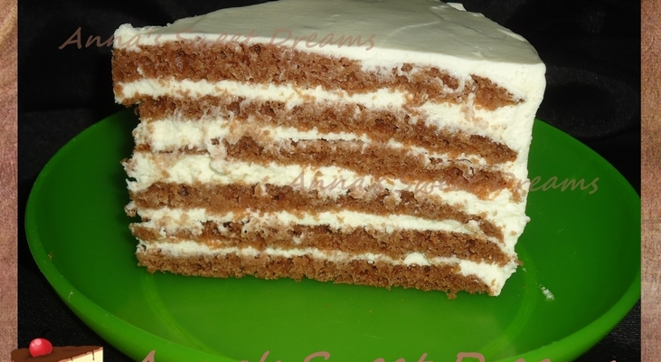 Многослойный шоколадный торт