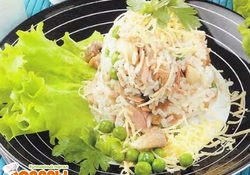 Рецепт: Ризотто с рыбой и грибами