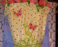 Рецепт: Торт "Букет роз"