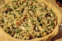 Шаг 3: Тесто подошло, примерно занимает час …