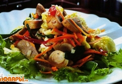 Салат с языком по-корейски  