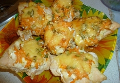 Куриные отбивные с овощами