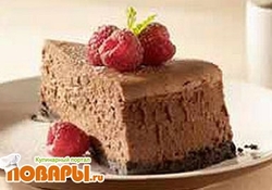 Рецепт: Шоколадный чизкейк со вкусом лесного ореха 