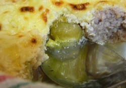 Рецепт: Куриная запеканка с брюссельской капустой