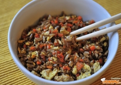 Рецепт: Жареный рис