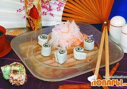 Рецепт: Саcими из кальмара