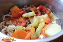 Шаг 5: Для готовой покупной лапши - …