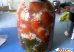 Рецепт: Помидоры под снегом