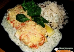 Рецепт: Семга по-французски