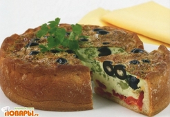 Пирог с брокколи