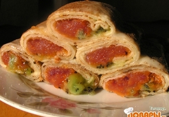 Блины "Фруктовый поцелуй"