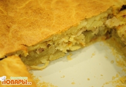 Пирог «Вкусный ленивчик» без раскатки теста