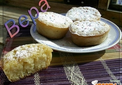 Рецепт: Кексы " Топленое молоко"