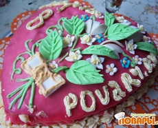 Рецепт: Торт "Сердечко"