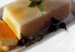 Замороженный десерт с черникой