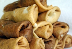 Блинчики с ливерной колбасой