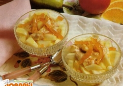 Рецепт: Фруктовые вазочки