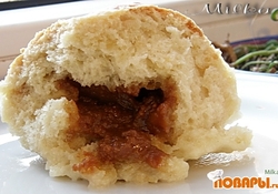 Рецепт: Австрийские булочки в сливках (Buchteln ) 