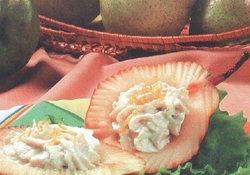 Рецепт: Груши, фаршированные творогом