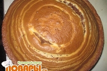 Шаг 4: Поставить торт в разогретую духовку …