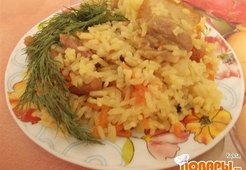 Рис с беконом ароматный