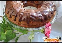 Шоколадный кекс с кислой капустой 