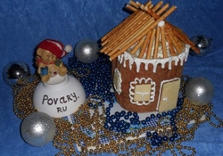 Рецепт: Салат "Рождественский теремок"