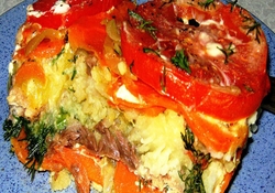 Рецепт: Запеканка "Мамино счастье" 