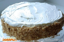 Шаг 6: Опять целый бисквитный круг. Убрать …