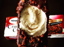 Мороженое, вызывающее улыбку!