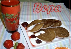 Розовые оладушки