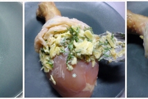 Шаг 4: Теперь берем нашу ножку солим, …