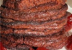 Рецепт: Шоколадные оладушки 