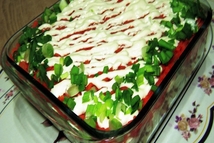 Шаг 1: Лук порезать полукольцами, и замариновать, …