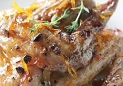 Рецепт: Цитрусовые куриные крылышки 