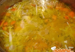 Рецепт: Щи со свежей и квашенной капустой