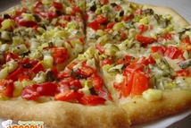 Шаг 9: Ставим пиццу в духовку. У …