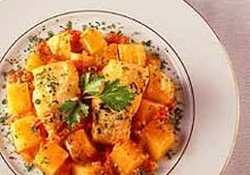 Рецепт: Треска с картофелем и луком