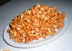 Рецепт: Кукурузные палочки в ирисках. Десерт моего детства!