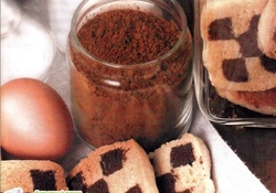 Рецепт: Шахматное печенье