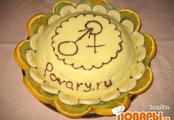 Десерт лимонный с бананами "Магнолия"