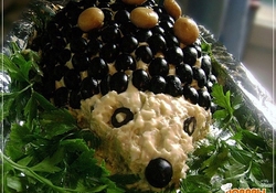 Рецепт: Салат "Ёж"