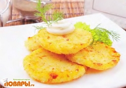 Рецепт: Картофельные оладьи