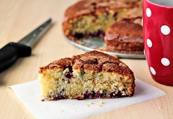 Пирог с малиной