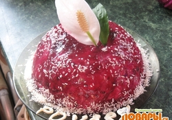 Рецепт: Тропический торт "Весенний цветок"