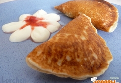 Катаеф с творожным сыром и зеленью