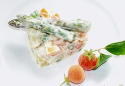 Салатик Спаржа с платайном