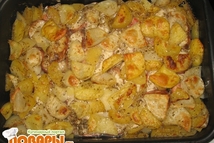 Шаг 4: Запечь в духовке на среднем …