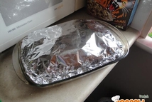 Шаг 3: Мясо сворачиваем в рулет, и …