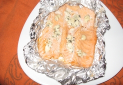 Рыба, запеченная с сыром Дор блю